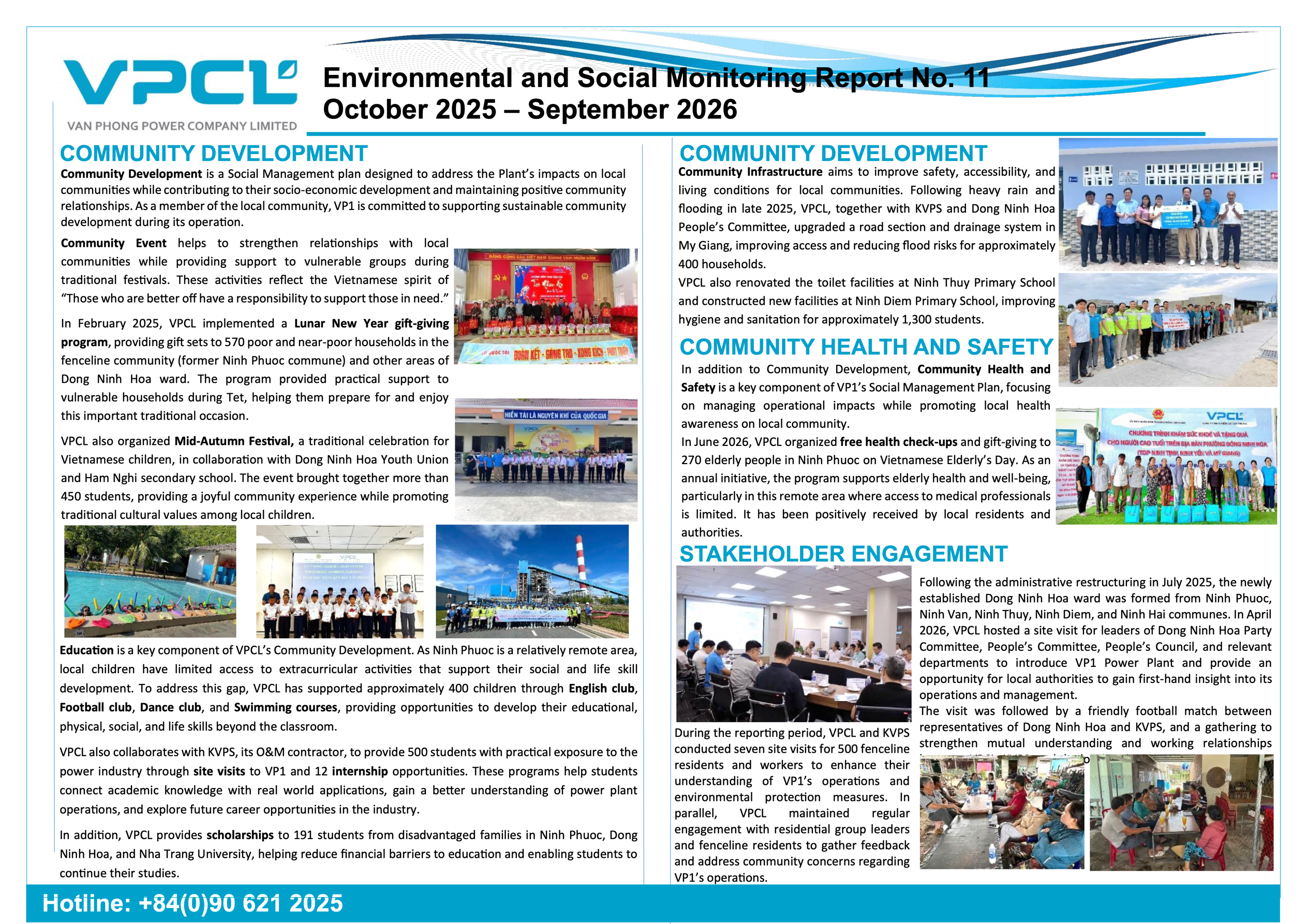 Environmental and Social Monitoring Report October 2025 – September 2026
